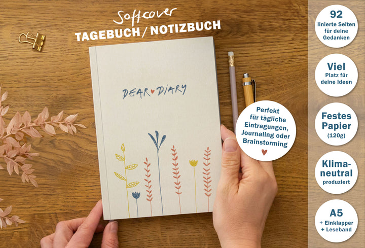 Tagebuch für Frauen, Mädchen und Teenager, auch für Jungen