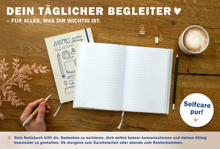 Klassisches Tagebuch im vintage Design