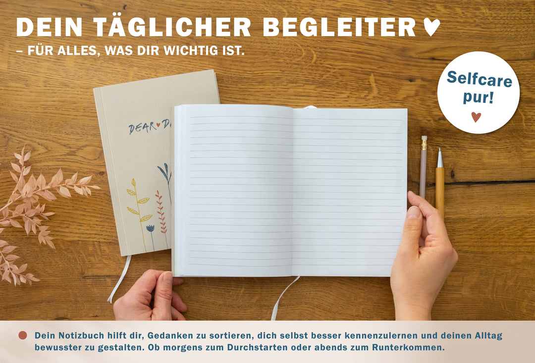 Klassisches Tagebuch im vintage Design