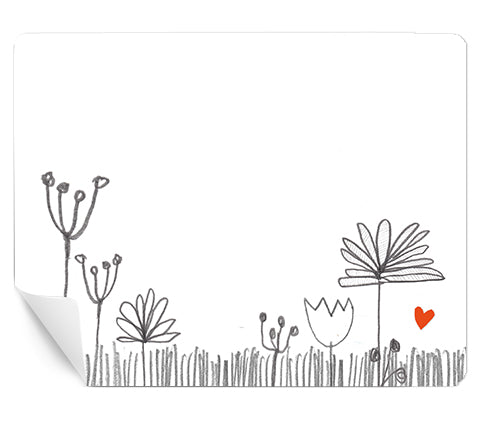 15 Freitext Aufkleber | eckige Etiketten selbstklebend zum selbst beschriften | für Hochzeit, Marmelade & Geschenke | DIY Handlettering Design mit Blumen