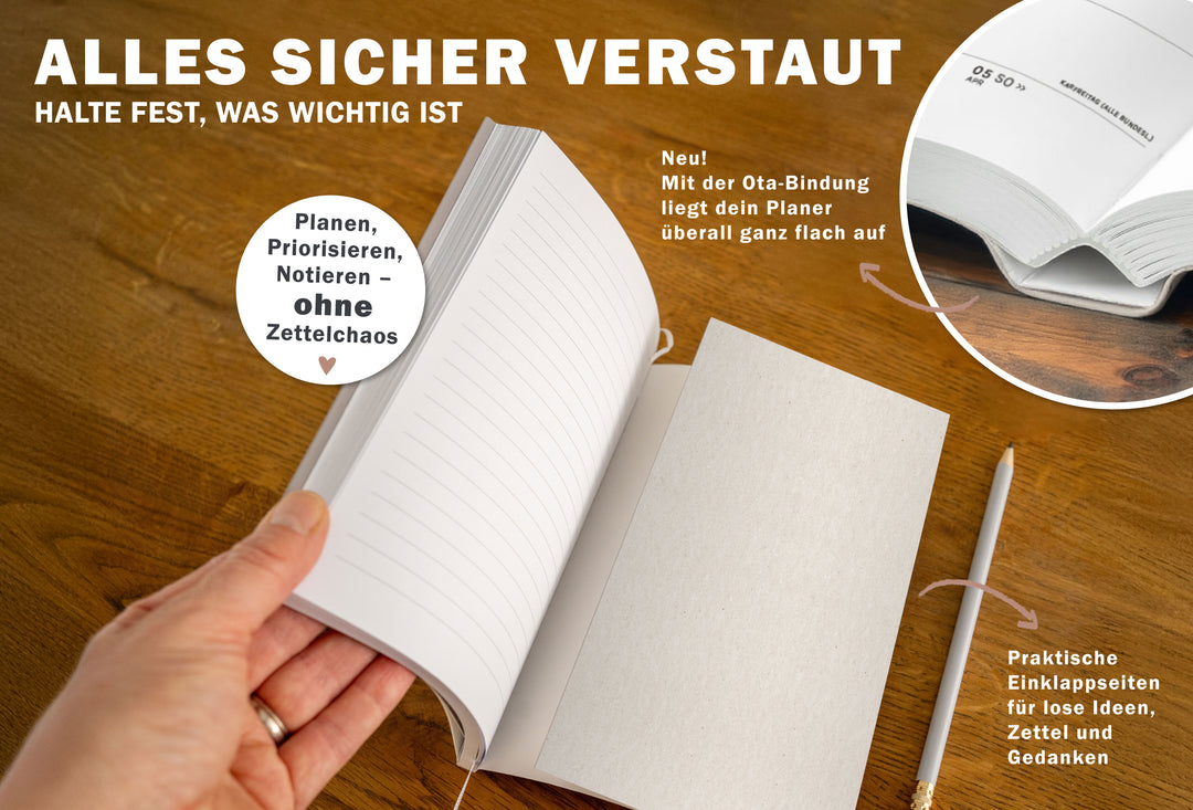 Terminplaner 2026 als Hausaufgabenheft oder Schülerkalender verwendbar