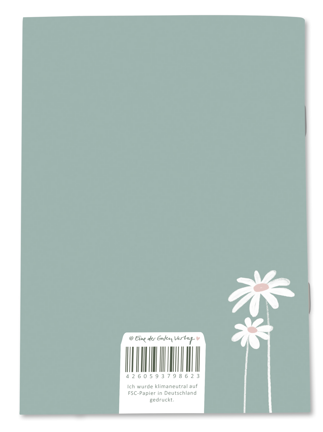 A6 Terminkalender - Kalender 2026 | mini Monatsplaner & Notizbuch | kleiner Taschenkalender | Mint