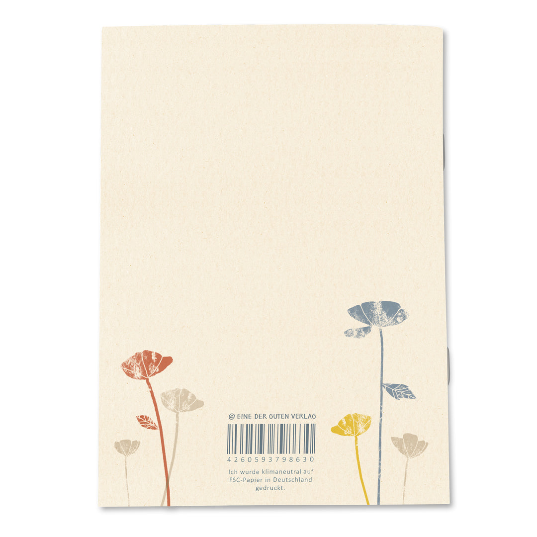 A6 Terminkalender - Kalender 2026 | mini Monatsplaner & Notizbuch | kleiner Taschenkalender | Creme