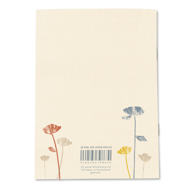 A6 Terminkalender - Kalender 2026 | mini Monatsplaner & Notizbuch | kleiner Taschenkalender | Creme