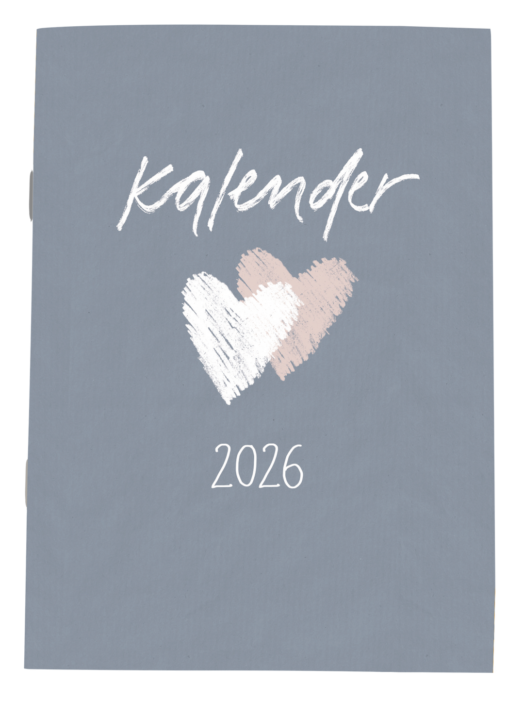 A6 Terminkalender - Kalender 2026 | mini Monatsplaner & Notizbuch | kleiner Taschenkalender | Blau