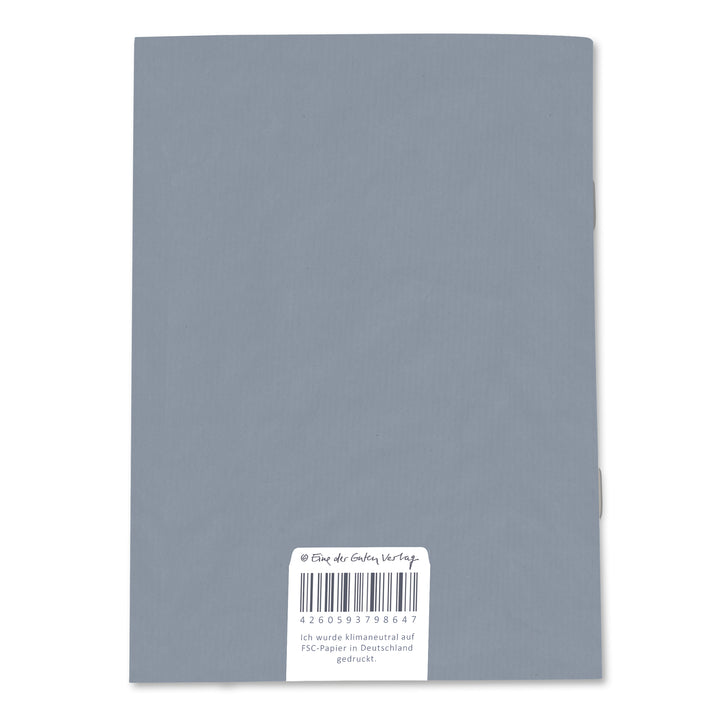 A6 Terminkalender - Kalender 2026 | mini Monatsplaner & Notizbuch | kleiner Taschenkalender | Blau