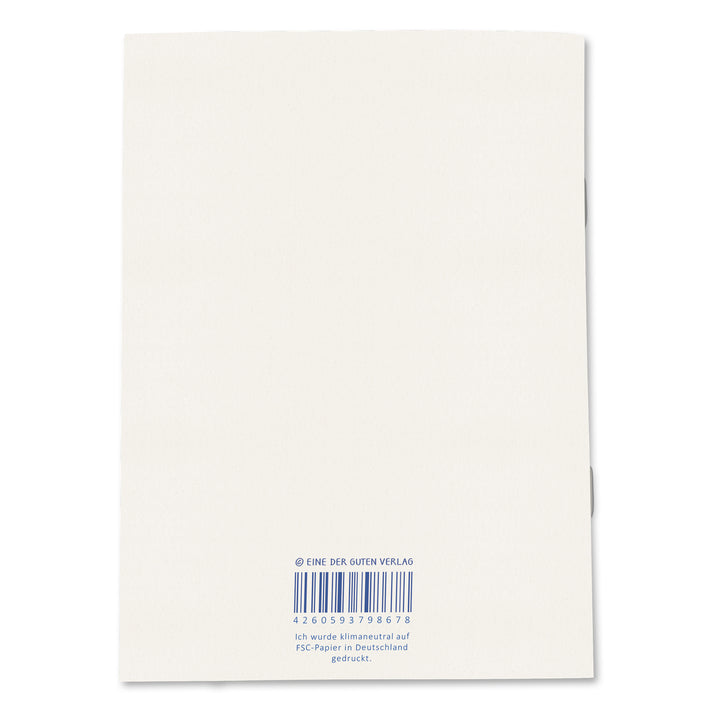 A6 Terminkalender - Kalender 2026 | mini Monatsplaner & Notizbuch | kleiner Taschenkalender | Creme Blau