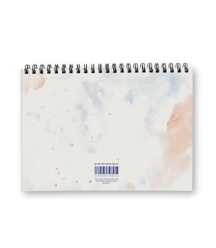 Familienplaner Wochenplaner ohne Jahr, flexibel datierbar, A5 Querformat mit 5 Spalten