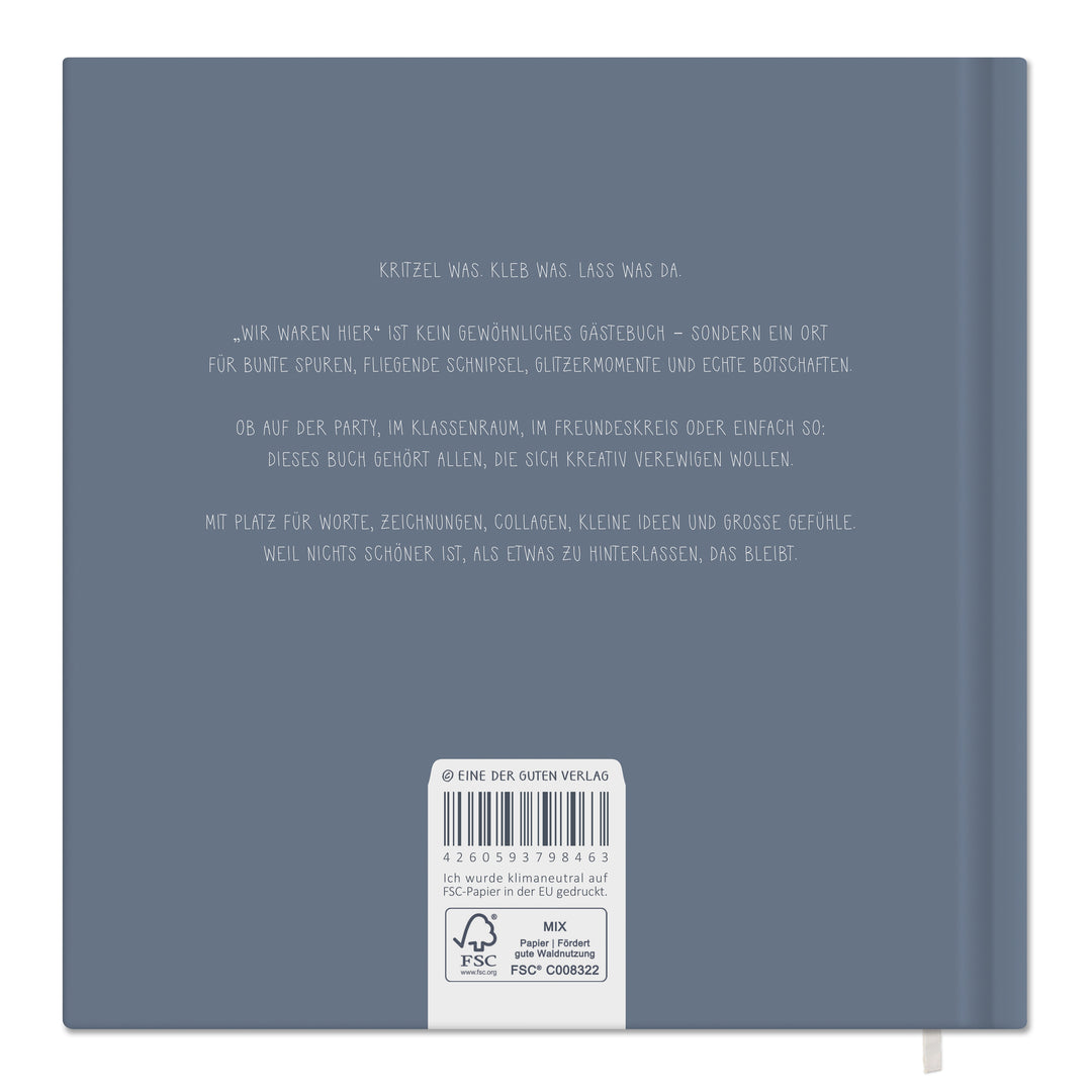 Gästebuch Hardcover mit blanko Seiten, Handlettering Design mit Stil für Hochzeit