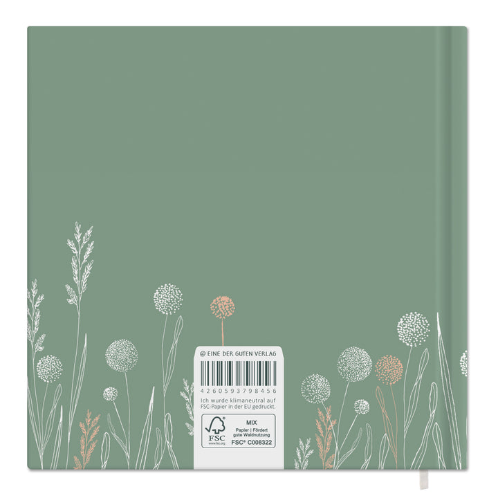 Gästebuch Hardcover mit blanko Seiten, Handlettering Design mit Stil für Hochzeit