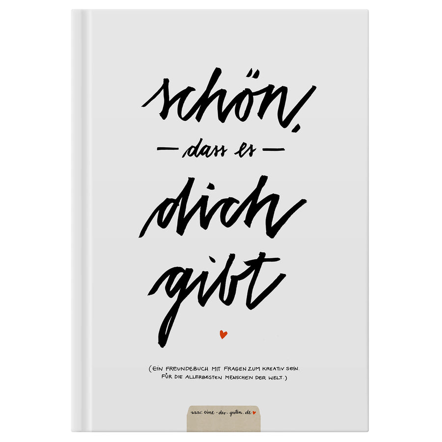 Witziges Gästebuch mit Fragen zum Ausfüllen | Freundebuch für Erwachsene zum Schreiben & Malen | FSC Papier klimaneutral |  Weiß | Hardcover