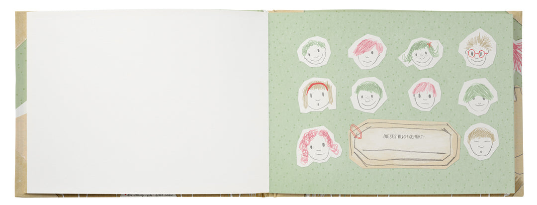 Freundebuch für Kinder, Ihr und ich Kinderfreundebuch für Schule & Kindergarten, A5 Quer, Hardcover, Eintragbuch als Poesiealbum für Jungen & Mädchen