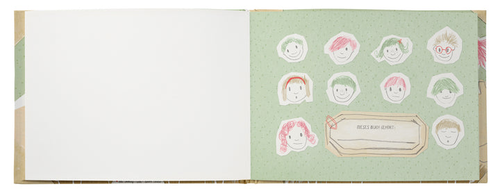 Freundebuch für Kinder, Ihr und ich Kinderfreundebuch für Schule & Kindergarten, A5 Quer, Hardcover, Eintragbuch als Poesiealbum für Jungen & Mädchen