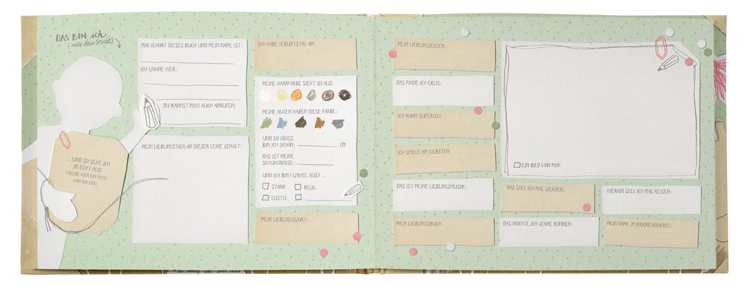 Freundebuch für Kinder, Ihr und ich Kinderfreundebuch für Schule & Kindergarten, A5 Quer, Hardcover, Eintragbuch als Poesiealbum für Jungen & Mädchen