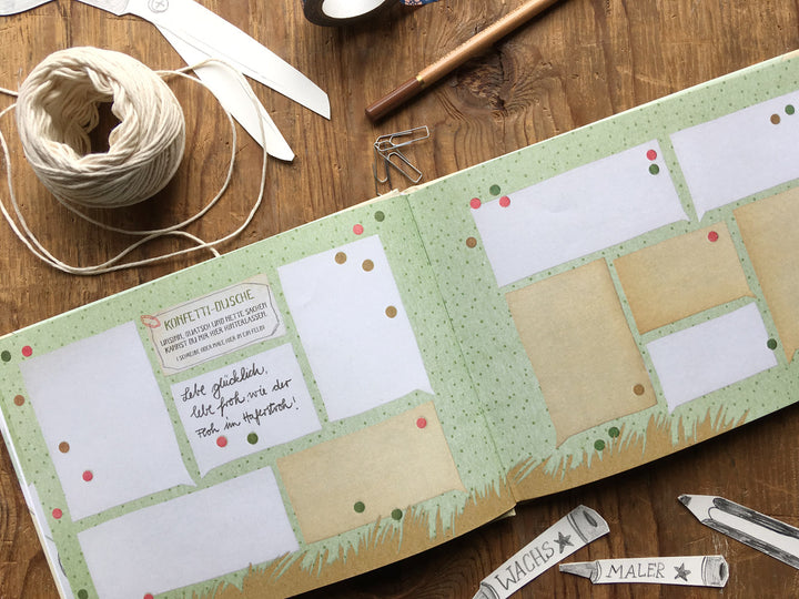 Freundebuch für Kinder, Ihr und ich Kinderfreundebuch für Schule & Kindergarten, A5 Quer, Hardcover, Eintragbuch als Poesiealbum für Jungen & Mädchen