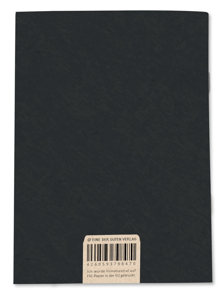 A6 Terminkalender 2026 schwarz weiß mit blanko Seiten dotted für Notizen & Ideen