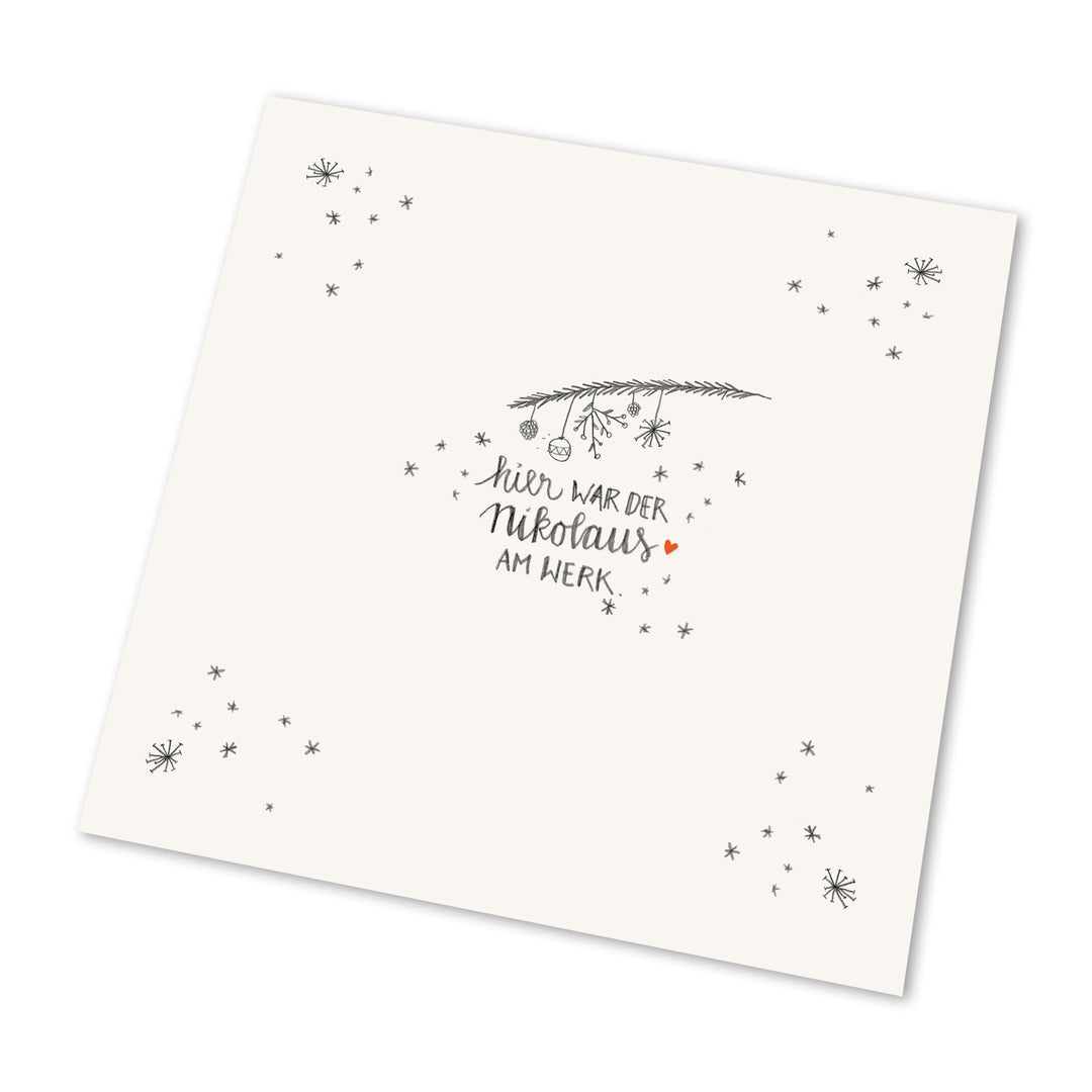 25 Marmeladendeckchen für Nikolaus | Gläserdeckchen Weiß für Marmelade & Einmachgläser | Recyclingpapier Abreißblock + 10 m Garn + Justiergummi