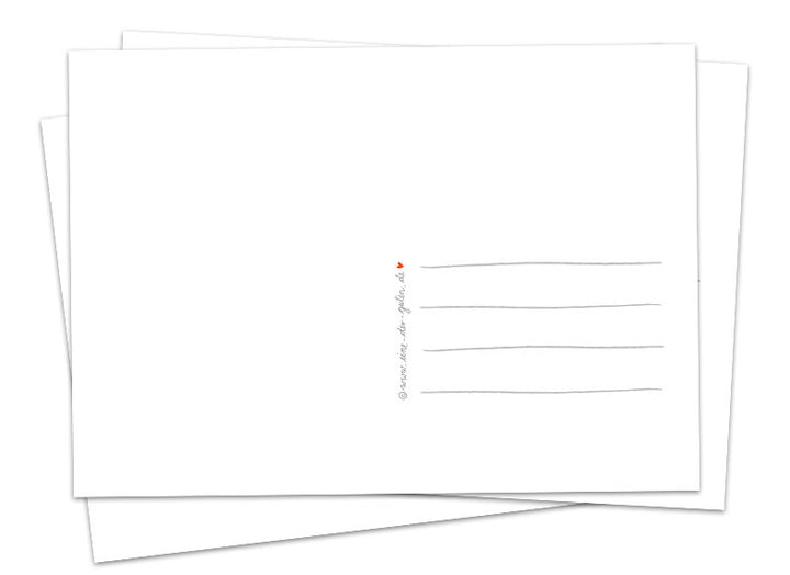 Adventskalender Postkarten mit Baumkugeln zum Ausmalen | Mini Adventskalender als Alternative für Weihnachtskarten & Weihnachtsgrüße | Blau Weiß Rot