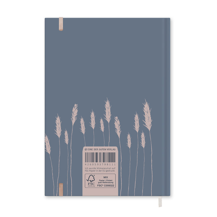 A5 Terminkalender – Studienplaner 2025 2026 | 18 Monate Wochenplaner mit Gummiband | Hardcover Taschenkalender & Terminplaner | Blau Rosa