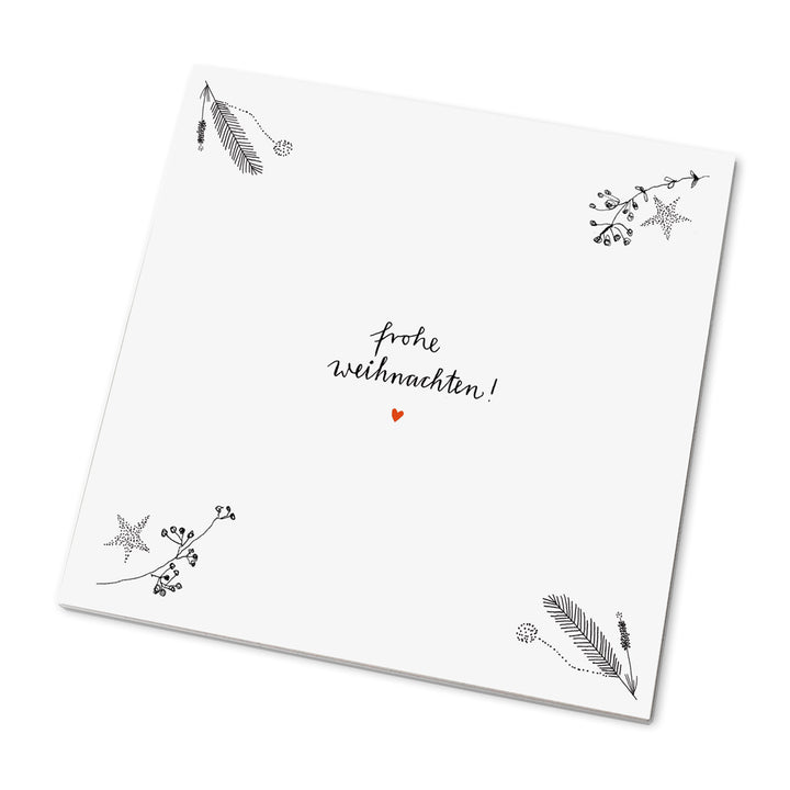 25 MINI Marmeladendeckchen Frohe Weihnachten | Gläserdeckchen für Weihnachtsgeschenke | ideal für kleine Gläser | Inkl. 10 m Garn + Justiergummi