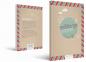 Preview: Reistagebuch Blau zum Eintragen, Vintage Luftpost Brief Design