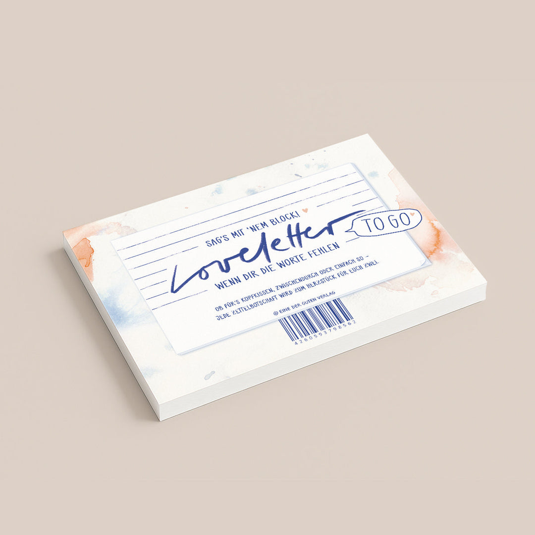 Sag es mit einem Block Kommunikationsblöcke Liebesbrief Vorlage