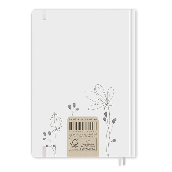 Lehrerkalender 2025 2026 - 365 gute Tage in der Schule | 17x24 cm Hardcover Lehrerplaner | für Unterrichtsvorbereitung & Schuljahr Planung | Weiß