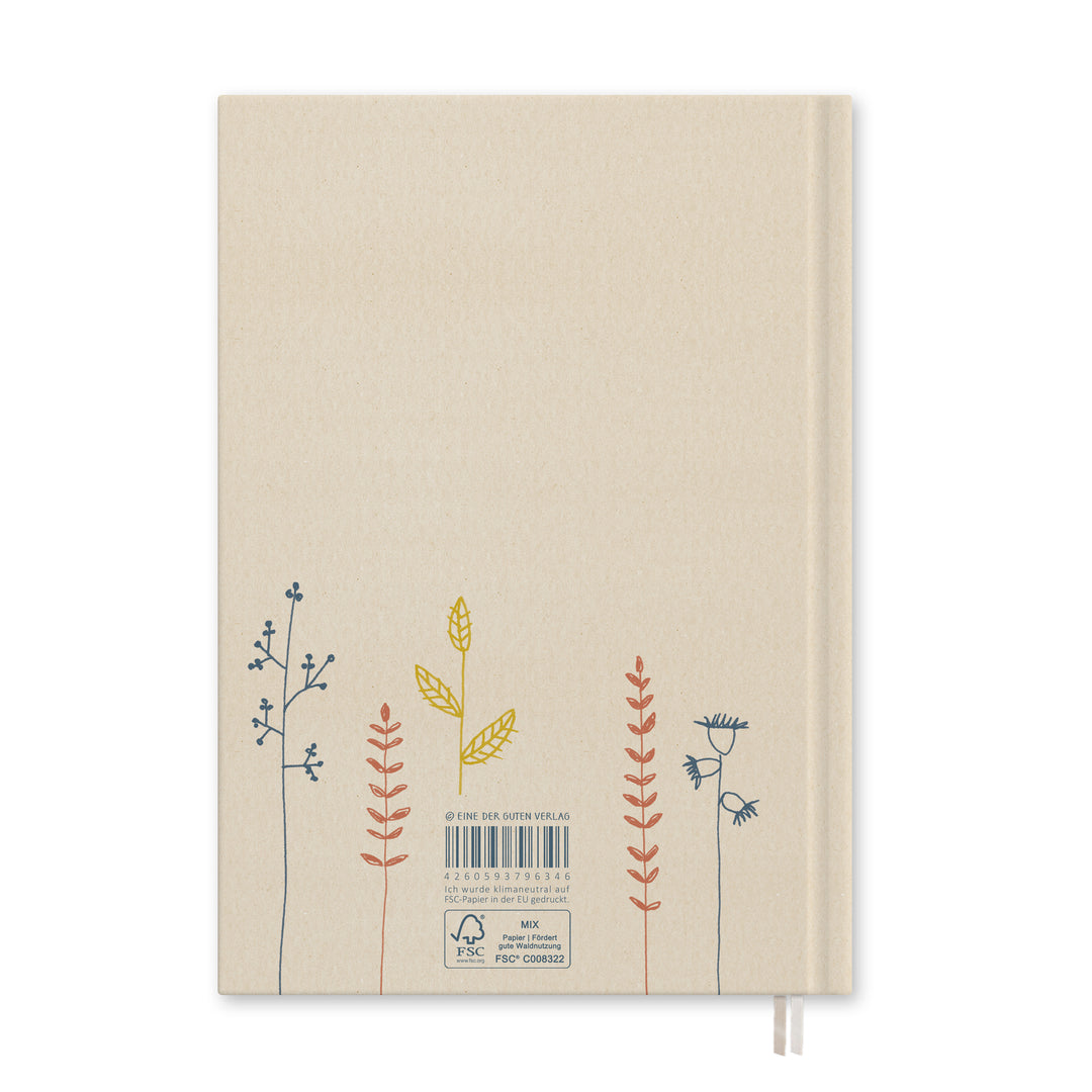 Lehrerkalender 2026 2027 | A4 Lehrer-Planer für Unterrichtsvorbereitung & Schuljahr Planung | 1 Doppelseite pro Woche | klimaneutral, creme mit Blumen