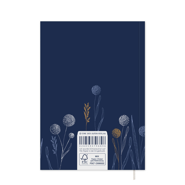 Lehrerkalender 2025 2026 | A5 Lehrerplaner | 2 Seiten pro Woche | kompaktes und flexibles Softcover, klimaneutral, blau weiß orange