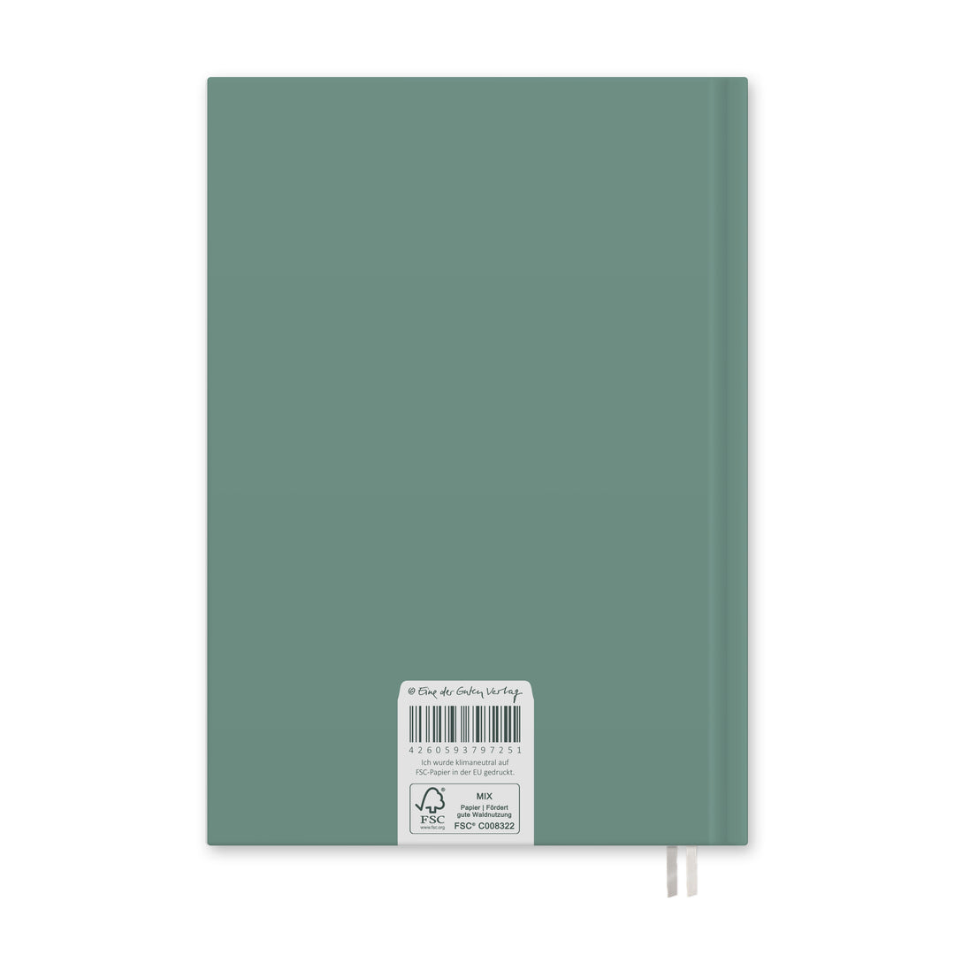 Lehrerkalender 2025 2026 | A4 Grundschulplaner für Unterrichtsvorbereitung & Schuljahr Planung | 1 Doppelseite pro Woche | klimaneutral, mint mit Blumen