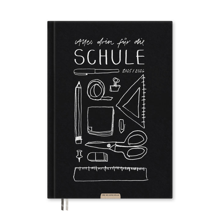 Lehrerkalender 2025 2026 | A4 Lehrerplaner für Unterrichtsvorbereitung & Schuljahr Planung | 1 Doppelseite pro Woche | klimaneutral, Schwarz Weiß