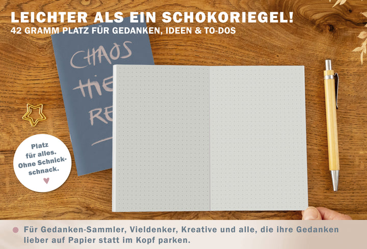 Geschenk für Studierende Notizheft A6 punktiert