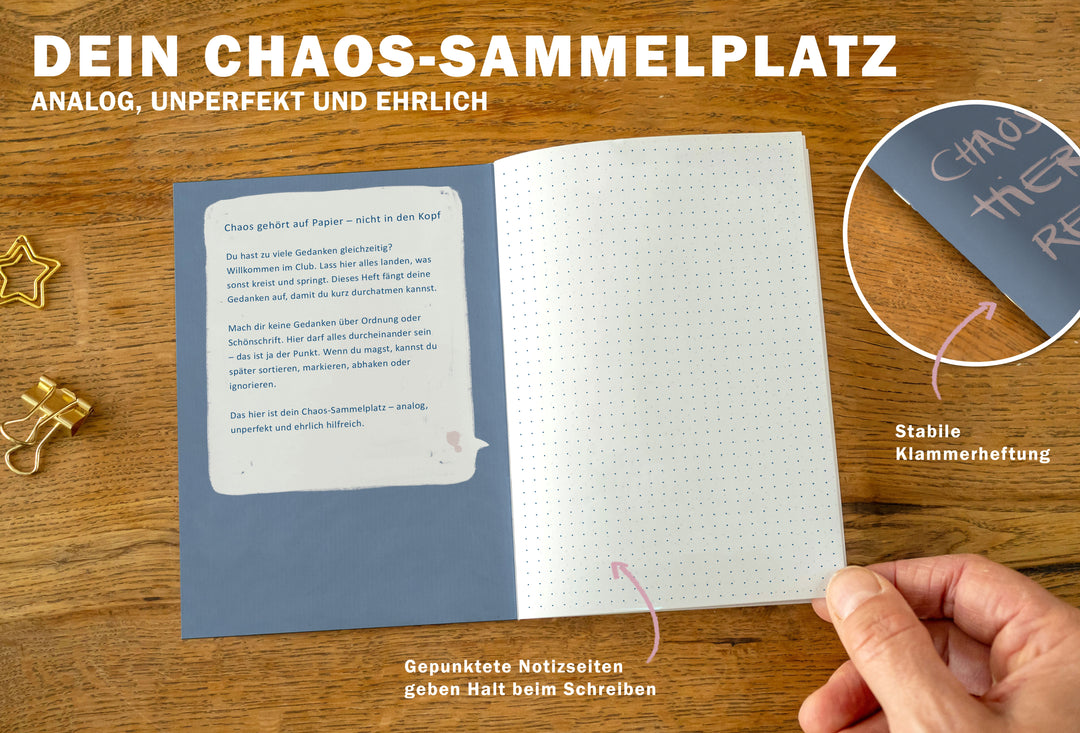 Nachhaltiges Notizheft A6 dotted – Selbstorganisation