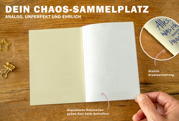 Notizheft A6 kompakt Taschengröße für unterwegs