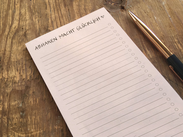 To-do-Liste DIN lang aus Recyclingpapier, 50 Blatt zum Abreißen