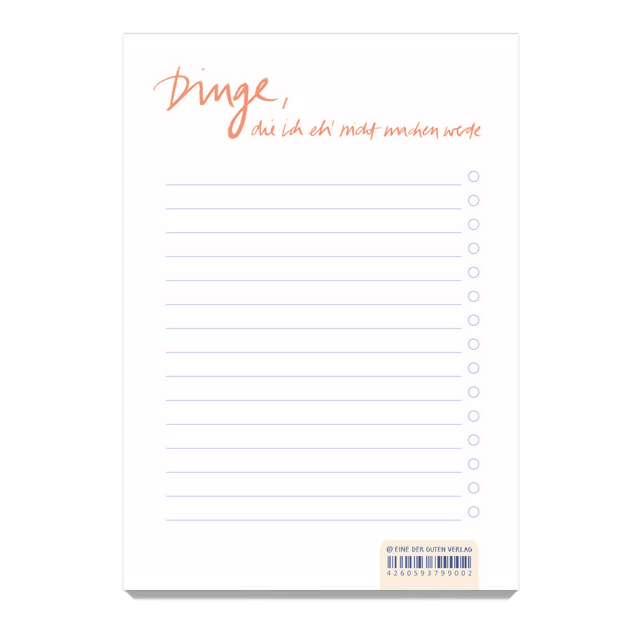 To-Do Abreißblock Recyclingpapier