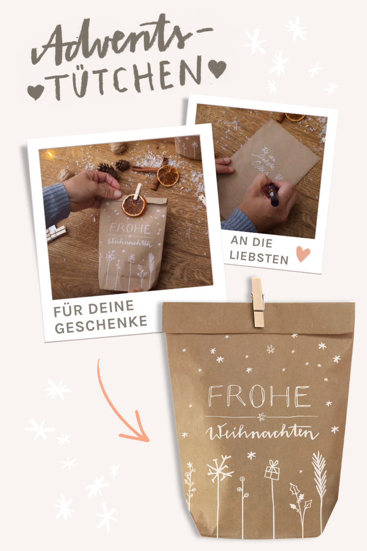 Geschenktueten Weihnachten Adventstueten Weihnachtstueten Papiertueten mit Frohe Weihnachten