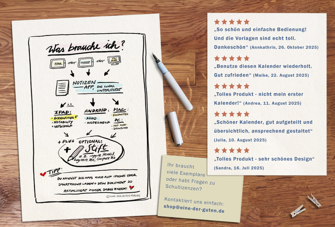 Digitaler Grundschulplaner 2026/2027 – Lehrerplaner PDF Grundschule für iPad & GoodNotes – Creme Beige Bunt