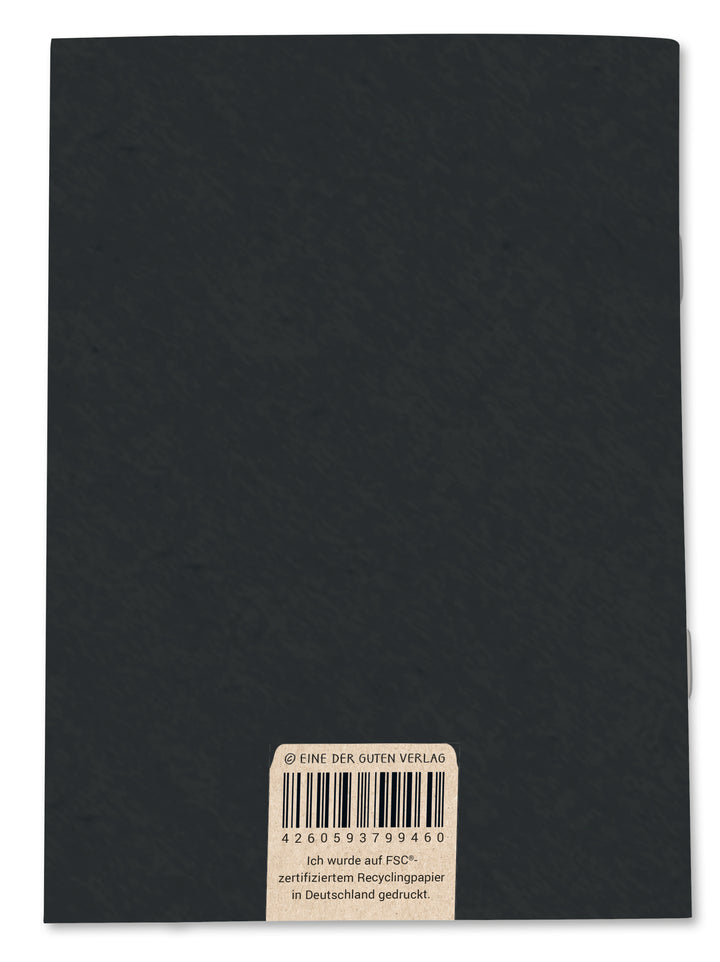 A6 Taschenkalender 2027, mini Monatsplaner mit Jahresübersicht & Notizseiten, Schwarz Weiß