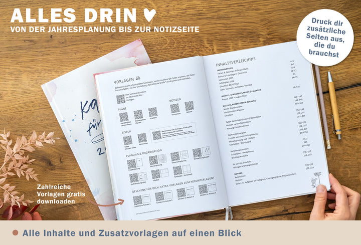 Lehrerkalender 2026 2027 | A4 Lehrer-Planer für Unterrichtsvorbereitung & Schuljahr Planung | 1 Doppelseite pro Woche | klimaneutral, weiß blau rosa