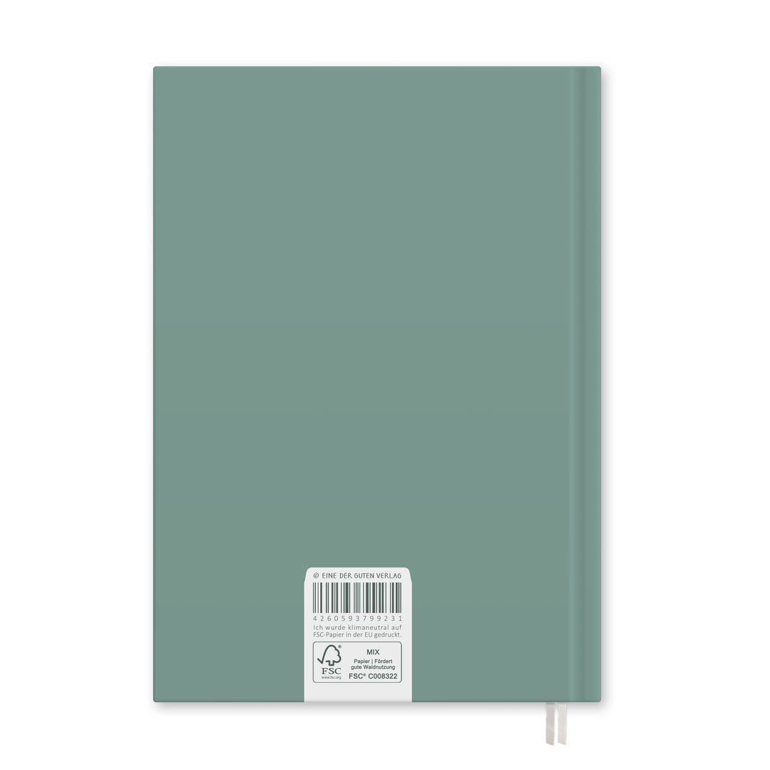 Lehrerkalender 2026 2027 | A4 Grundschulplaner für Unterrichtsvorbereitung & Schuljahr Planung | 1 Doppelseite pro Woche | klimaneutral, mint mit Blumen