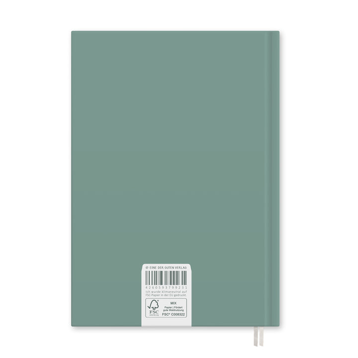 Lehrerkalender 2026 2027 | A4 Grundschulplaner für Unterrichtsvorbereitung & Schuljahr Planung | 1 Doppelseite pro Woche | klimaneutral, mint mit Blumen