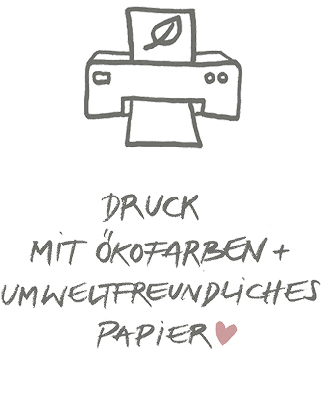 Warum unsere Produkte nachhaltig sind: Druck mit Ökofarben auf Recyclingpapier und FSC-zertifiziertem Papier