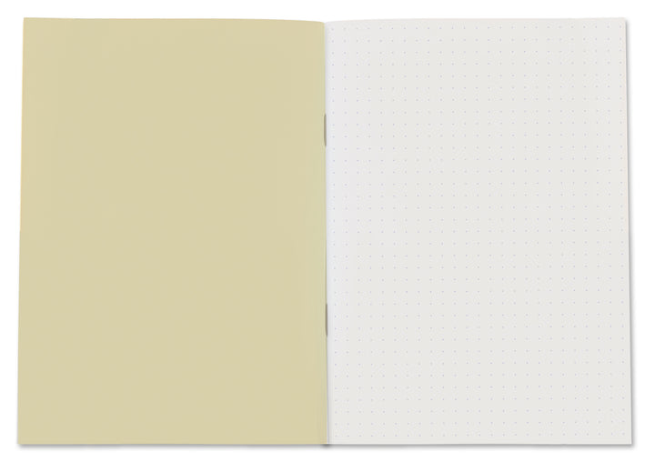 Notizheft A6 Punktraster Gelb Recyclingpapier