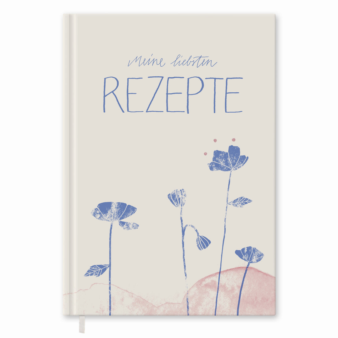 Rezeptbuch zum Selberschreiben - selbst gemacht! - DIY Kochbuch für deine besten Rezepte, Kreatives Geburtstagsgeschenk, Creme, Hardcover, 17x24 cm