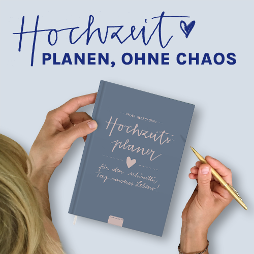 hochzeitsplaner notizbuch budgetplaner für die hochzeit in blau rosa