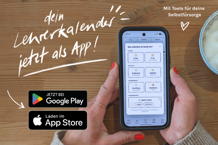 lehrerkalender app von eine der guten lehrerplaner 2026 2027 als app bei google play und im appstore