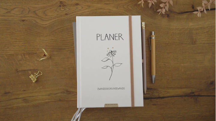 A5 Terminkalender 2026 | Softcover Wochenplaner mit linierten Tagesfelder | Taschenkalender & Terminplaner | Creme Beige