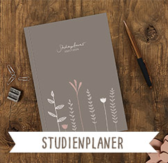 Praktische Studienplaner für das Studienjahr 2023 2024 als Semesterplaner und Terminkalender