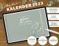Preview: Terminkalender digital 2023, Planungshelfer fürs Tablet zur Tagesplanung und Jahresplanung